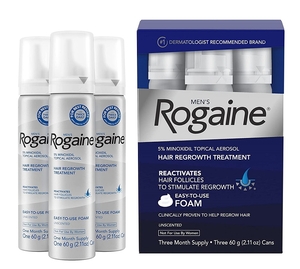 Rogaine Men’s Minoxidil Hair Loss Treatment Aerosol 3 Month supply