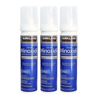 Kirkland Signature Hair Regrowth Treatment Minoxidil Foam for Men 3 cans